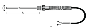 เทอร์โมคัปเปิล รุ่น HW_103 Type K,J,PT 100