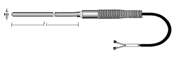 เทอร์โมคัปเปิล รุ่น HW_101 Type K,J,PT 100 Ohm
