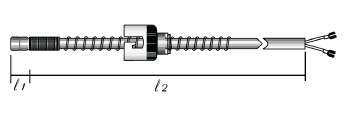เทอร์โมคัปเปิล รุ่น HW_115  TYPE K , J , PT100