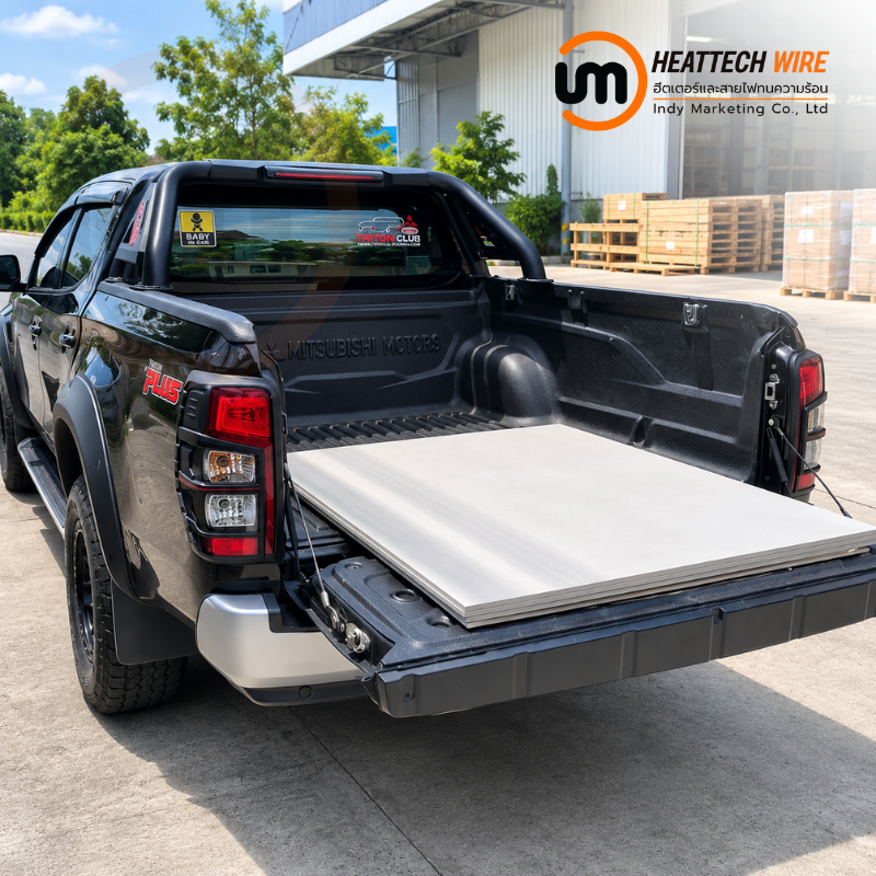 ฉนวนกันความร้อนซีเมนต์บอร์ด (Cement Insulation Board)  ขนาด 10 × 1050 × 1200 มม.