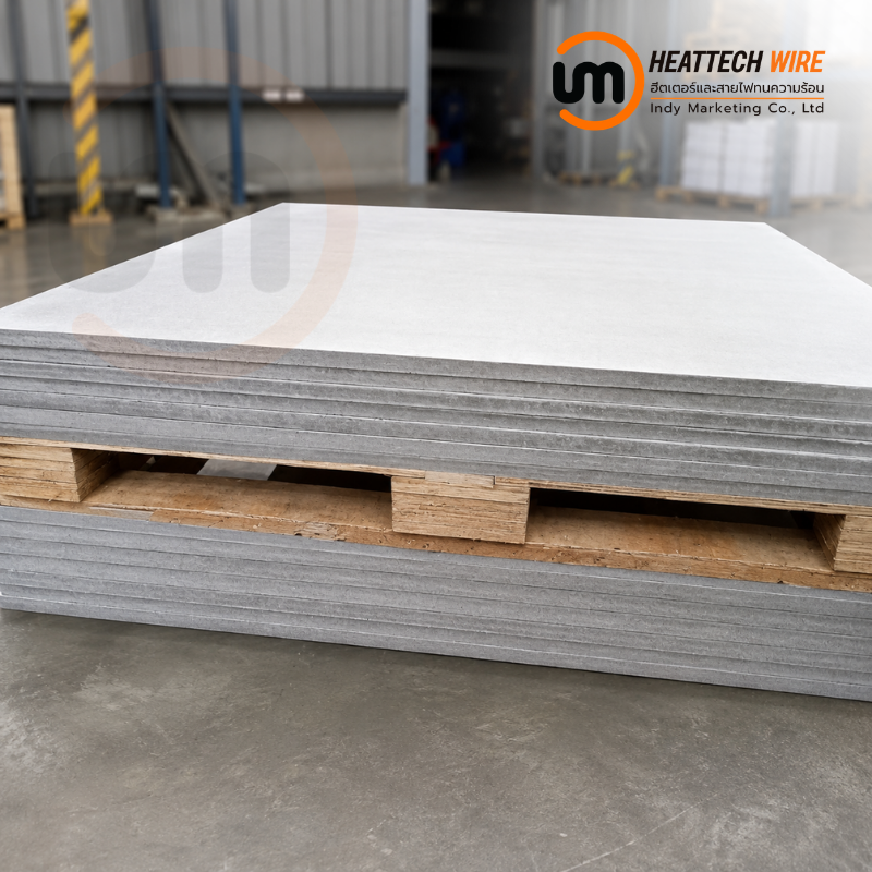 ฉนวนกันความร้อนซีเมนต์บอร์ด (Cement Insulation Board)  ขนาด 10 × 1050 × 1200 มม.