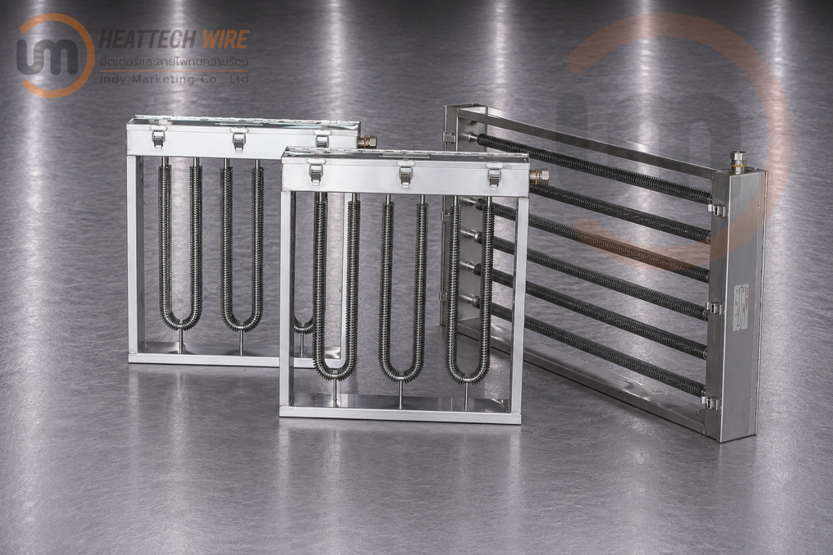 รูปฮีตเตอร์ลมร้อน (Air Duct Heater)